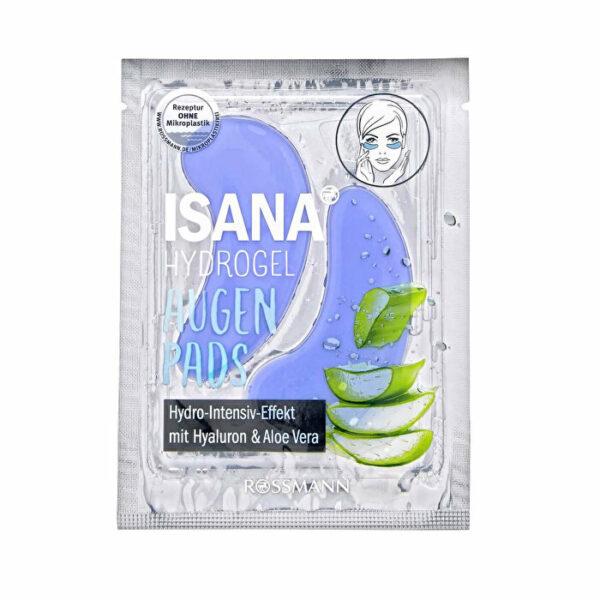 Isana Hydrogel Under Eye Pad Aloe Vera 1 piece