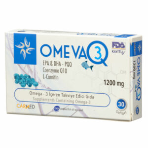 Carmed Omeva Q 3 1200 mg Food Supplement 30 Soft Capsules