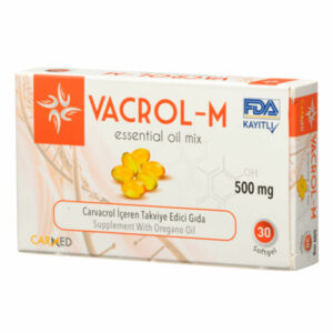 Carmed Vacrol-M 500mg Food Supplement 30 Soft Capsules