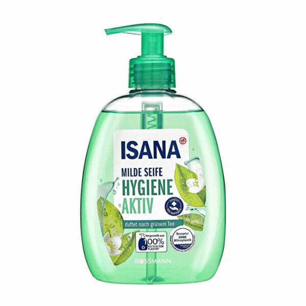 Isana Liquid Soap Hygiene Active Green Tea 500 ml