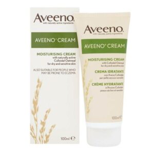 Introducing the Aveeno moisturizing cream 100 ml, a solution for keeping your skin hydrated and smooth. This body cream is specially formulated to provide nourishment and moisture for dry and sensitive skin.