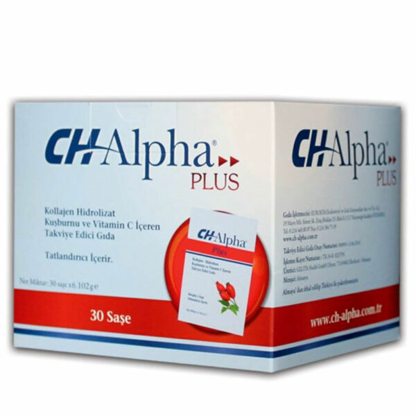 Food Supplement Containing Chalpha Plus Rosehip and Vitamin C 30 Sachets