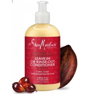 Introducing the Shea Moisture Red Palm Oil & Cocoa Butter Conditioner 384 ml, a nourishing hair care solution for stronger, healthier strands.