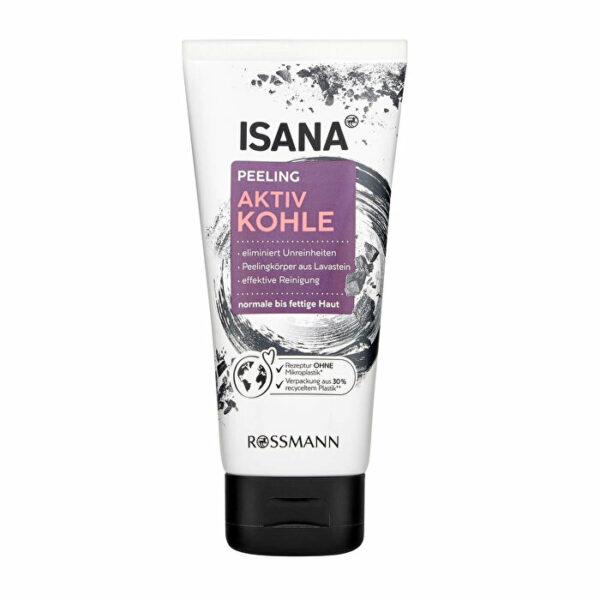 Introducing the Isana Activated Charcoal Peeling 100 ml, designed for clearer, more radiant skin.