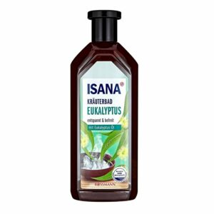 Introducing the Isana Eucalyptus Herb Bath 500 ml, a refreshing shower gel with eucalyptus scent. Enjoy a gently foaming shower.