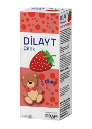 Dam Dilayt Strawberry Flavored Liquid Supplement 250 ml