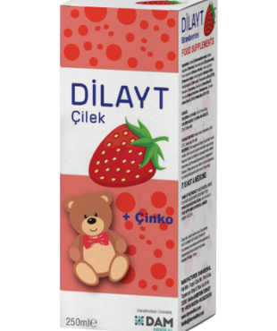 Dam Dilayt Strawberry Flavored Liquid Supplement 250 ml