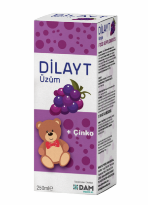 Dam Dilayt Grape Flavored Liquid Supplement 250 ml