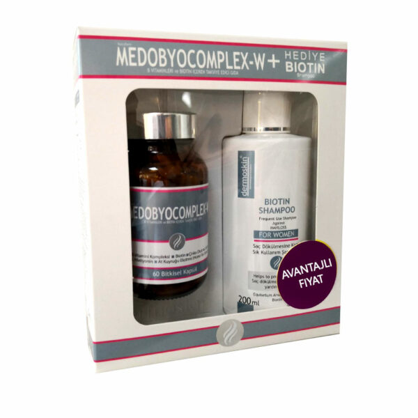 Dermoskin Medobiocomplex-W + Biotin Shampoo Gift Package