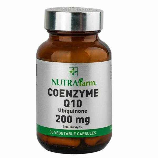 Introducing the Dermoskin Nutrafarm Coenzyme Q10 200mg 30 Herbal Capsules, a powerful supplement to support your overall health and well-being.