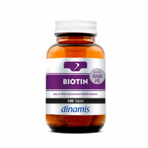 Dinamis Biotin 5000 Food Supplement 100 Tablets