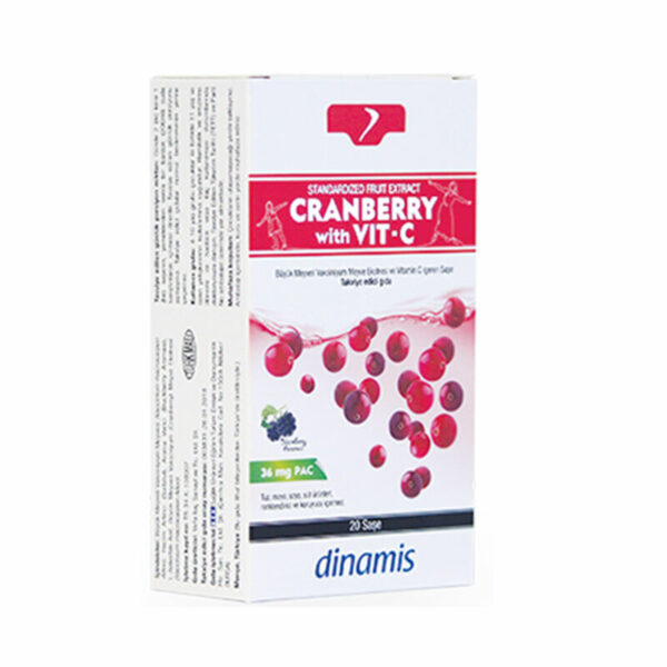 Dinamis Cranberry with Vit-C Supplementary Food 20 Sachets