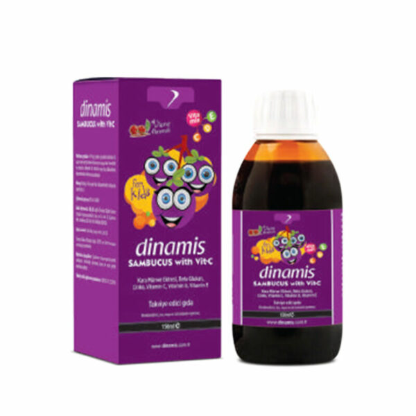 Food Supplement Containing Dinamis Sambucus with Vit-C 150 ml