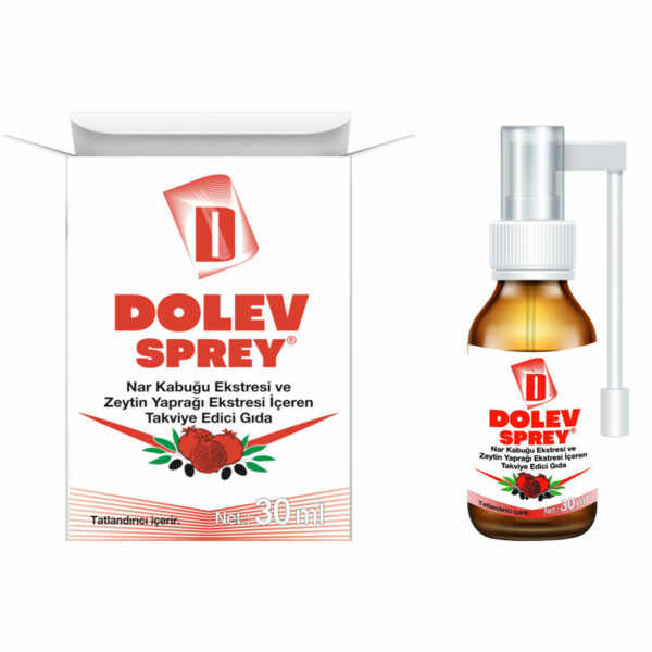 Dolev Pomegranate Peel and Olive Leaf Extract Spray 30 ml