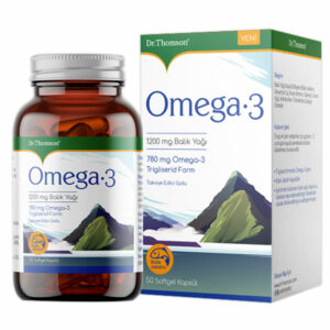 Dr. Thomson Omega-3 Containing Capsule Supplementary Food 50 Softgel Capsules