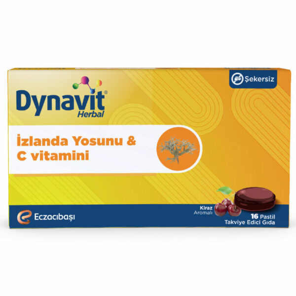 16 Lozenges Containing Dynavit Herbal Iceland Seaweed and Vitamin C