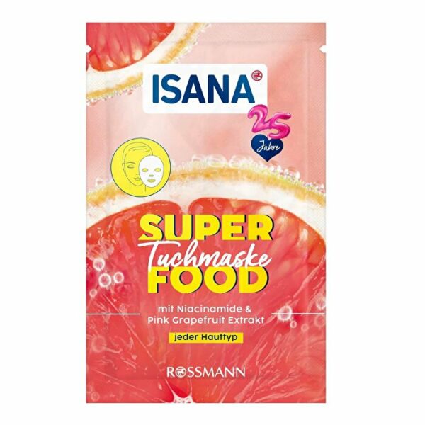 Isana Superfood Paper Mask Grapefruit 1 Piece