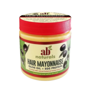 Introducing the AB Naturals Hair Mayonnaise Olive Oli + Egg Protein 500 ml, the ultimate solution for nourishing and rejuvenating your hair.