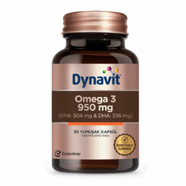 Eczacıbaşı Dynavit Omega 3 950 mg Supplementary Food 30 Soft Capsules