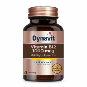 Eczacıbaşı Dynavit Vitamin B12 1000 mcg Food Supplement 100 Tablets