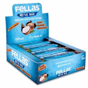 Fellas Fruit Bar - Chia and Coconut 40 gr x 12 Pieces