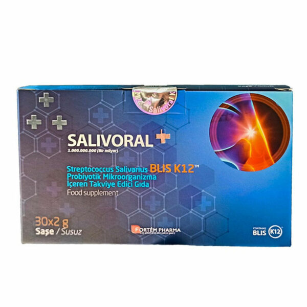 Fortem Pharma Salivoral + Food Supplement Containing Probiotic Microorganism 30x2 g Sachet