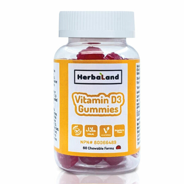 Herbaland Gummies Vitamin D3 60 Tablets