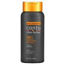 Introducing the Cantu Shea Butter 3 In 1 Shampoo Conditioner Body Wash 400 ml, a versatile product for all your hair and body care needs.