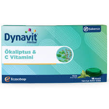 16 Lozenges Containing Dynavit Herbal Menthol Flavor and Eucalyptus