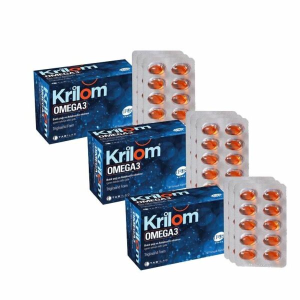 Krilom Omega 3 Soft Capsule 3x50 Capsule