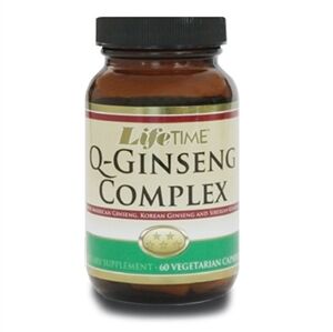 Introducing the Lifetime Q-Ginseng Complex Veggie Capsules 60 Capsules, a powerful blend of ginseng and other nutrients to support overall health and well-being.