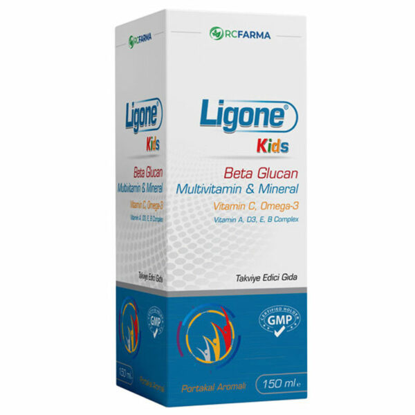 Introducing the Ligone Kids Beta Glucan Multivitamin & Mineral Syrup 150 ml, a reliable and effective solution to support your child's health and well-being.