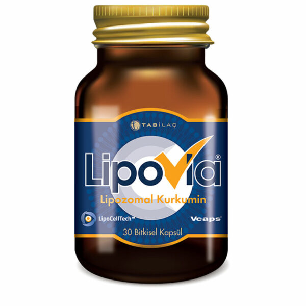 LipoVia Liposomal Curcumin 30 Herbal Capsules