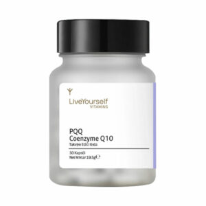 LiveYourself PQQ Coenzyme Q10 Food Supplement 30 Capsules