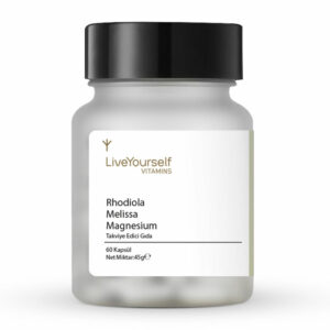 LiveYourself Vitamins Food Supplement Containing Rhodiola Balm 60 Capsules