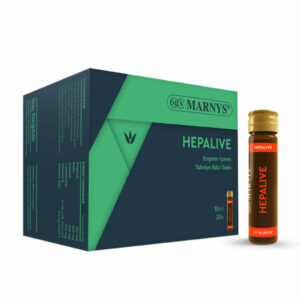 Introducing Marnys Hepalive Artichoke 10 ml 20 Ampoules, an essential supplement for maintaining optimal liver health.