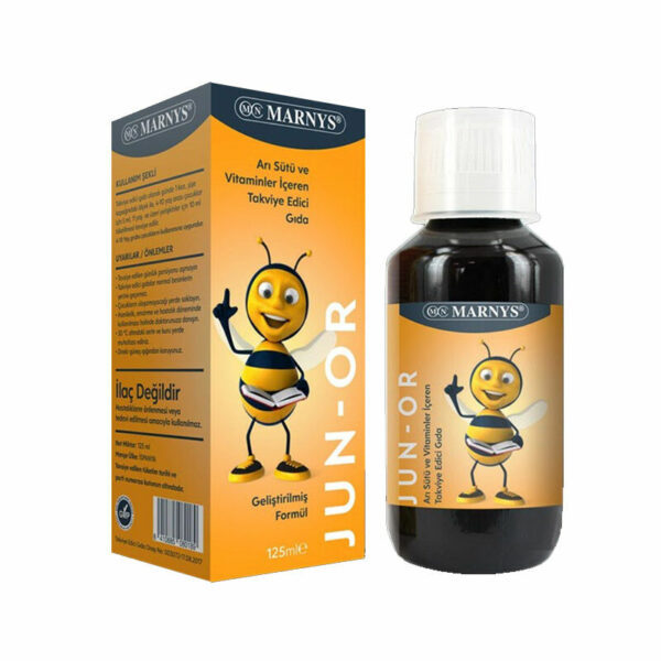 Introducing Marnys Jun-Or Syrup 125 ml, a natural and effective solution to support your vitamin and health needs.