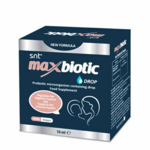 نقدم لكم ماكسبيوتيك قطرات 10 مل | Maxbiotic، المصدر الأساسي للفيتامينات من أجل صحة مثالية. هذه التركيبة القوية مليئة بالمكونات الطبيعية لدعم صحتك العامة.