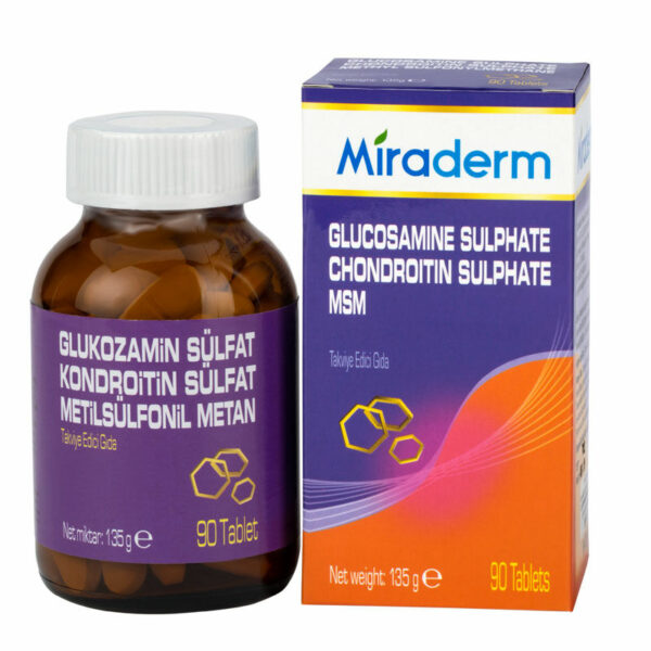 Miraderm Glucosamine 90 Tablets