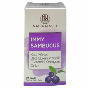 Naturalnest Immy Sambucus Food Supplement 20 Capsules