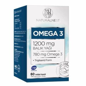 Naturalnest Omega 3 1200 Mg 60 Capsules