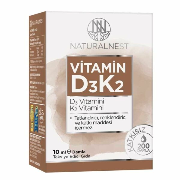 Naturalnest Vitamin D3K2 Drops 10 ml