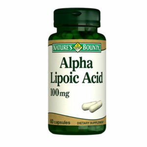 Natures Bounty Alpha Lipoic Acid 100 mg Food Supplement 60 Capsules