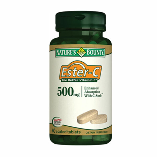 Natures Bounty Ester-C 500 mg Food Supplement 60 Tablets