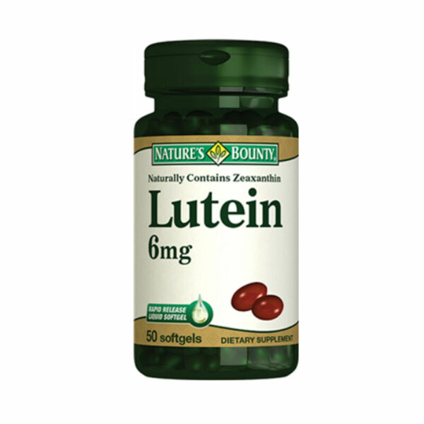 Natures Bounty Lutein 6mg Supplementary Food 50 Capsules