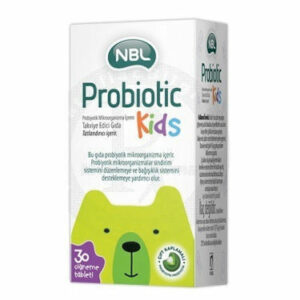 Introducing NBL Probiotic Kids 30 Tablets, the perfect solution to support your child's digestive health and immune system. 