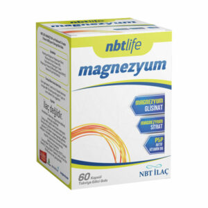 NBT Pharmaceutical Magnesium P5P Supplement Food 60 Capsules