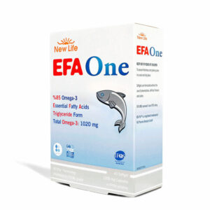 Introducing the New Life EFA One 45 Capsules, a powerful addition to your daily health routine. Packed with essential fatty acids, this supplement supports overall well-being and vitality.