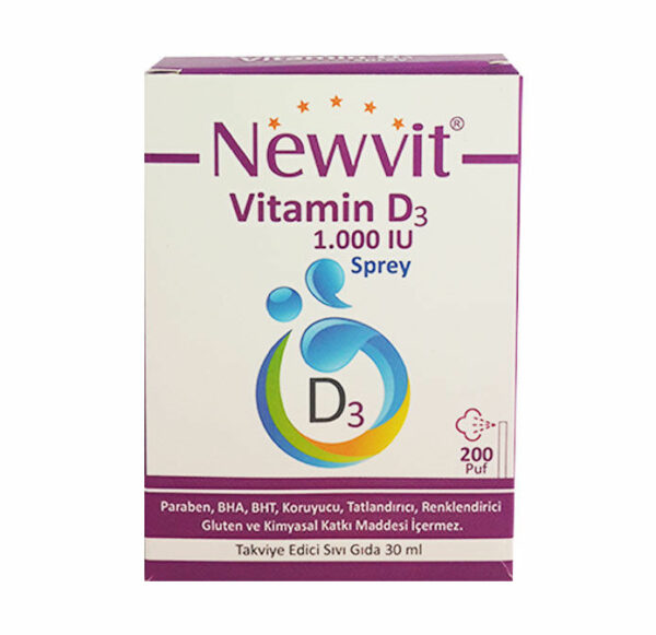 Newvit Vitamin D3 1000 iu Spray 30 ml