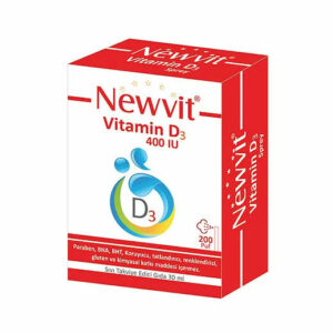 Introducing the Newvit Vitamin D3 400 IU 30 ml, an essential supplement for maintaining your overall health. This convenient spray/drop form makes it easy to include Vitamin D3 in your daily routine.